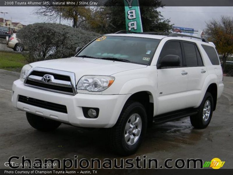 Natural White / Stone Gray 2008 Toyota 4Runner SR5