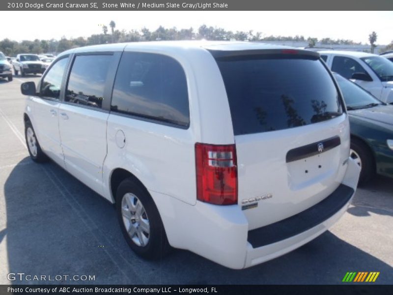 Stone White / Medium Slate Gray/Light Shale 2010 Dodge Grand Caravan SE