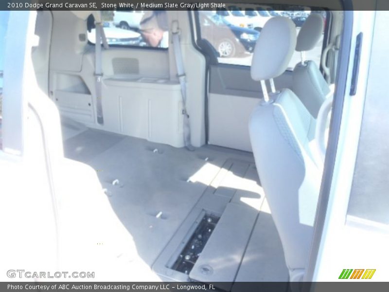 Stone White / Medium Slate Gray/Light Shale 2010 Dodge Grand Caravan SE