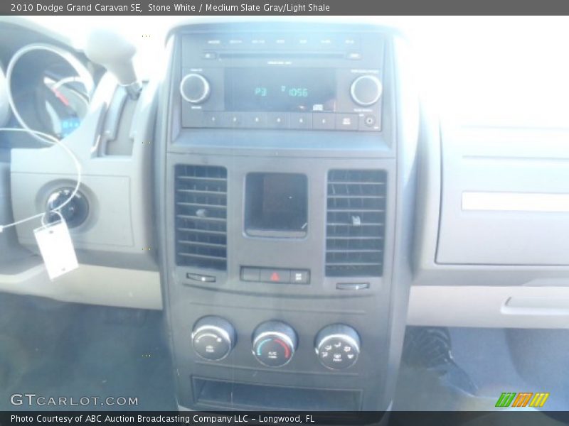 Stone White / Medium Slate Gray/Light Shale 2010 Dodge Grand Caravan SE