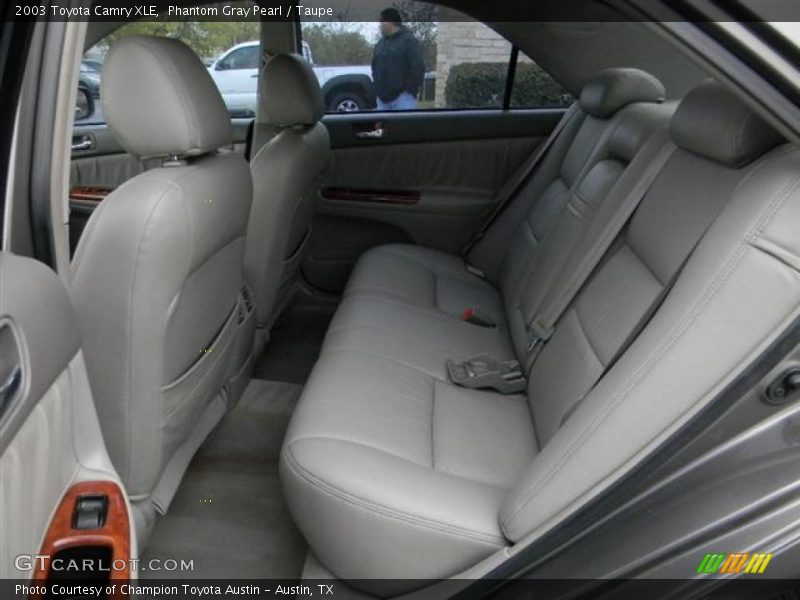 Phantom Gray Pearl / Taupe 2003 Toyota Camry XLE