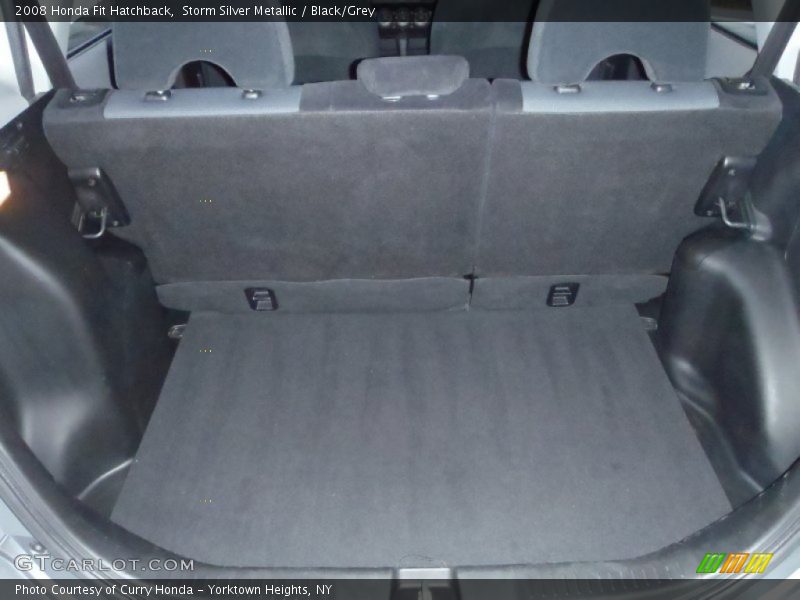 Storm Silver Metallic / Black/Grey 2008 Honda Fit Hatchback