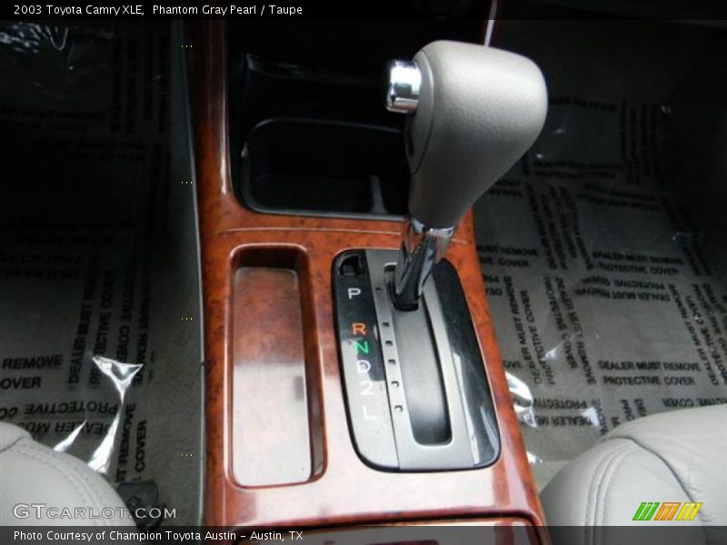 Phantom Gray Pearl / Taupe 2003 Toyota Camry XLE