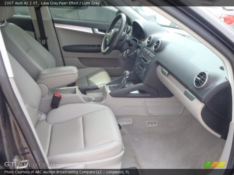 Lava Grey Pearl Effect / Light Grey 2007 Audi A3 2.0T
