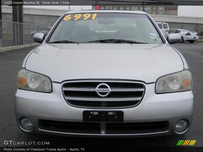 Sheer Silver / Frost 2003 Nissan Maxima SE