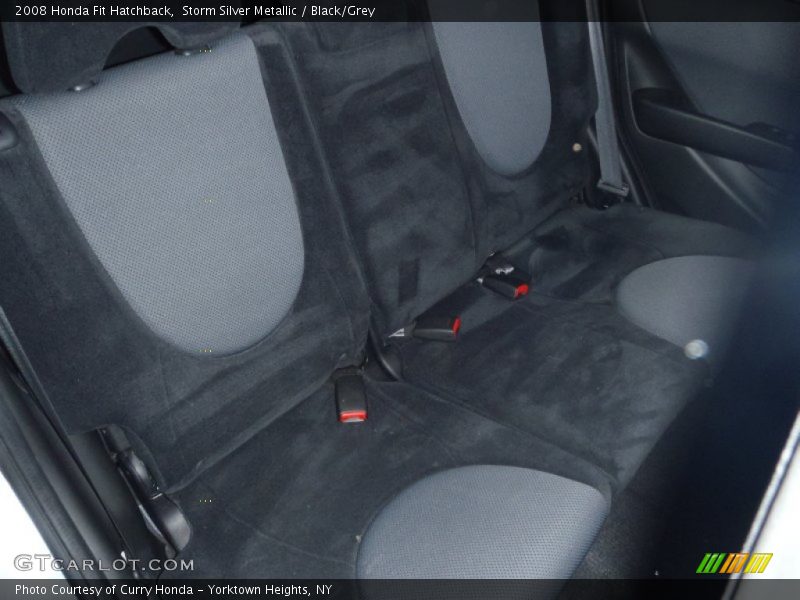 Storm Silver Metallic / Black/Grey 2008 Honda Fit Hatchback