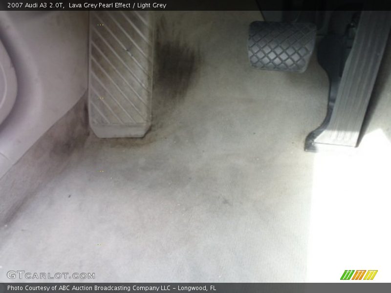 Lava Grey Pearl Effect / Light Grey 2007 Audi A3 2.0T