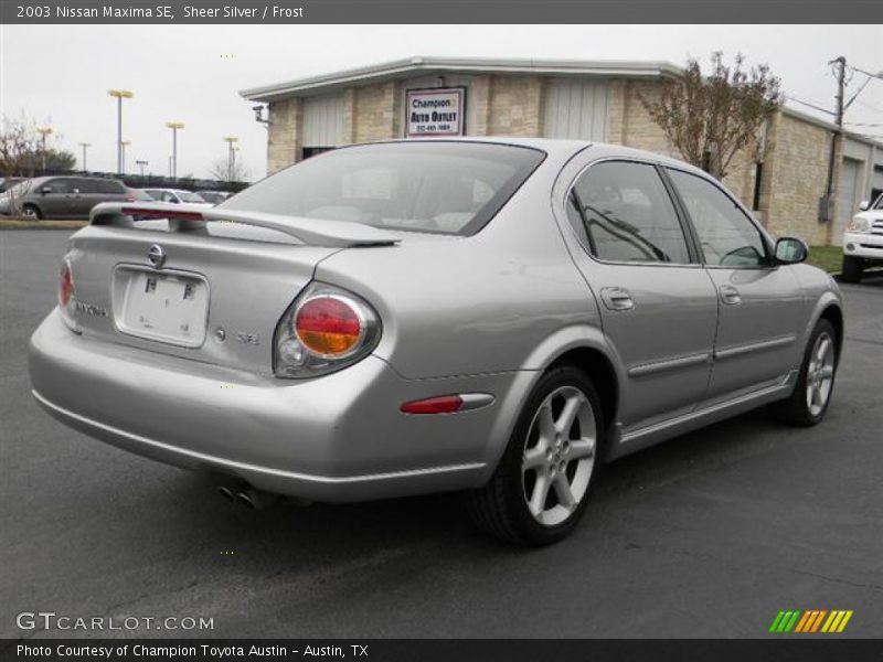 Sheer Silver / Frost 2003 Nissan Maxima SE