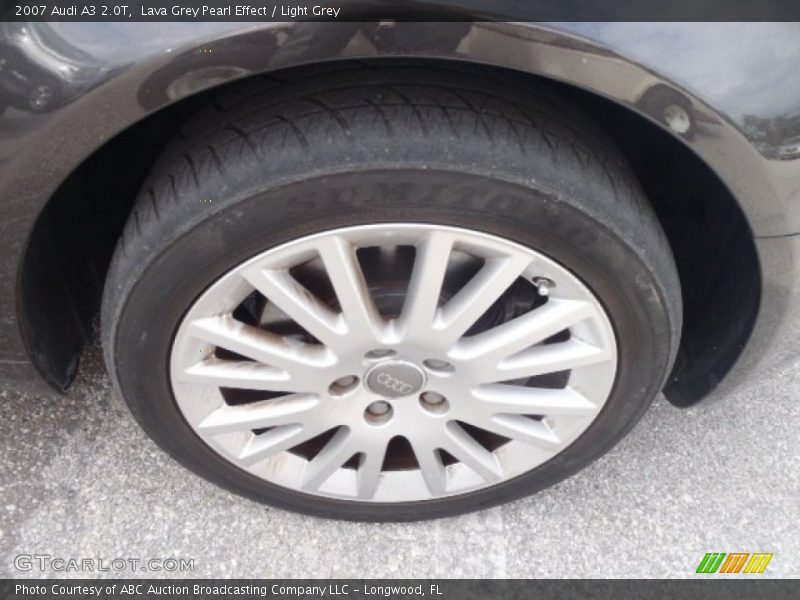 Lava Grey Pearl Effect / Light Grey 2007 Audi A3 2.0T