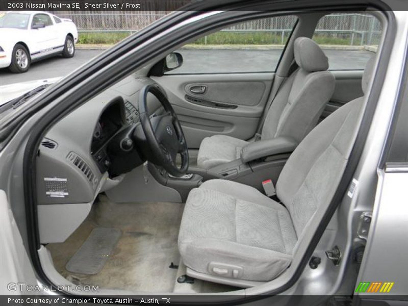  2003 Maxima SE Frost Interior