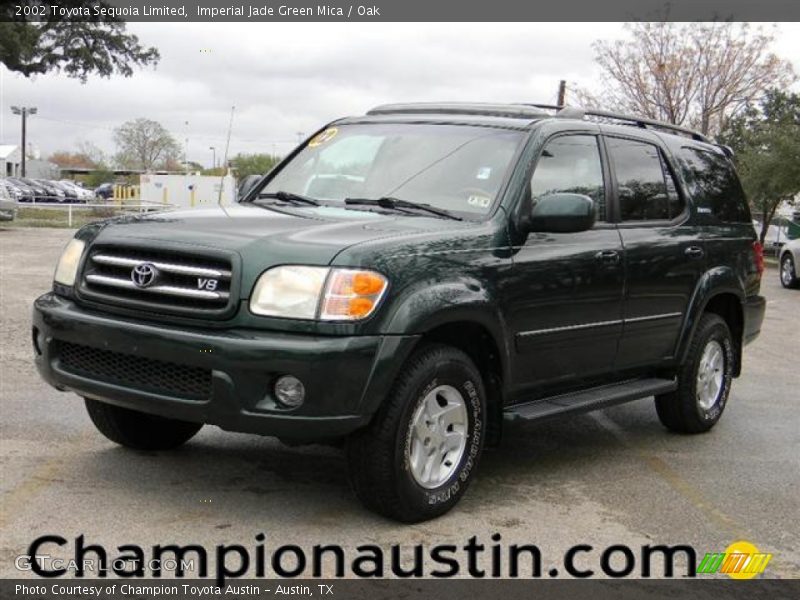 Imperial Jade Green Mica / Oak 2002 Toyota Sequoia Limited