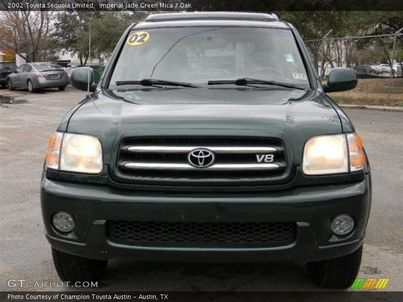 Imperial Jade Green Mica / Oak 2002 Toyota Sequoia Limited