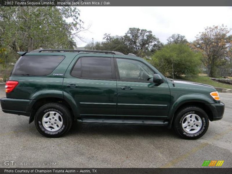 Imperial Jade Green Mica / Oak 2002 Toyota Sequoia Limited