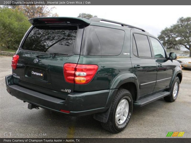 Imperial Jade Green Mica / Oak 2002 Toyota Sequoia Limited