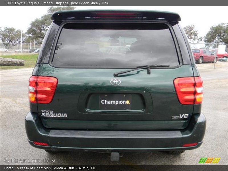 Imperial Jade Green Mica / Oak 2002 Toyota Sequoia Limited
