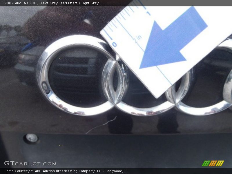 Lava Grey Pearl Effect / Light Grey 2007 Audi A3 2.0T