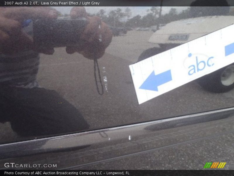 Lava Grey Pearl Effect / Light Grey 2007 Audi A3 2.0T