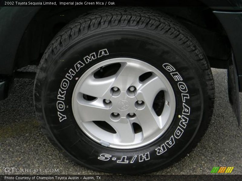 Imperial Jade Green Mica / Oak 2002 Toyota Sequoia Limited