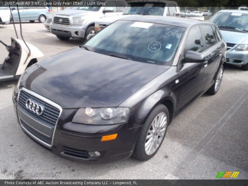 Lava Grey Pearl Effect / Light Grey 2007 Audi A3 2.0T