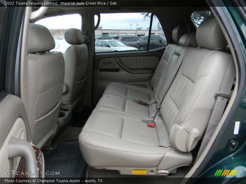 Imperial Jade Green Mica / Oak 2002 Toyota Sequoia Limited