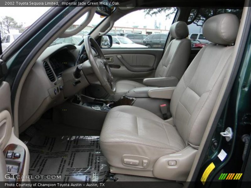 Imperial Jade Green Mica / Oak 2002 Toyota Sequoia Limited