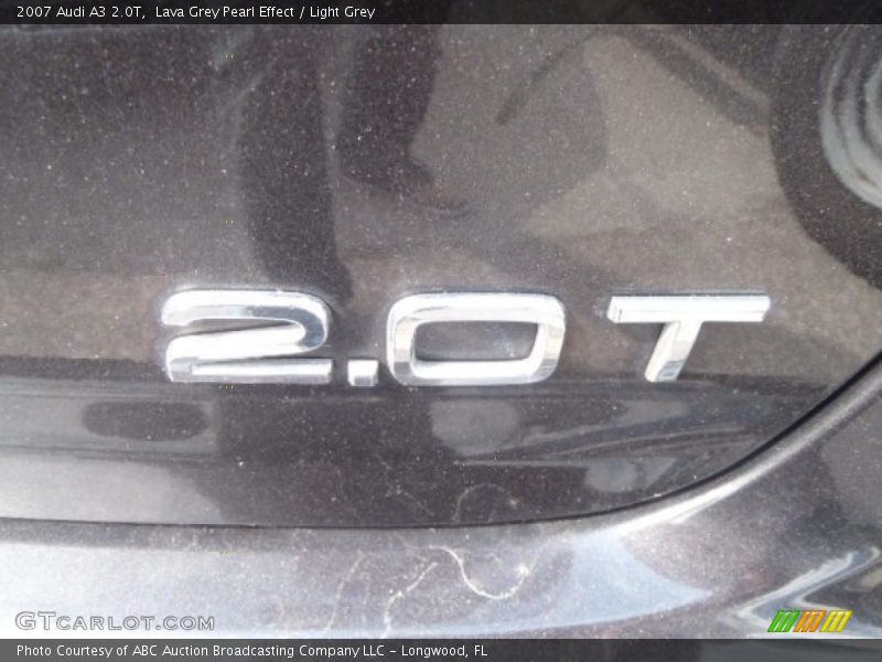 Lava Grey Pearl Effect / Light Grey 2007 Audi A3 2.0T