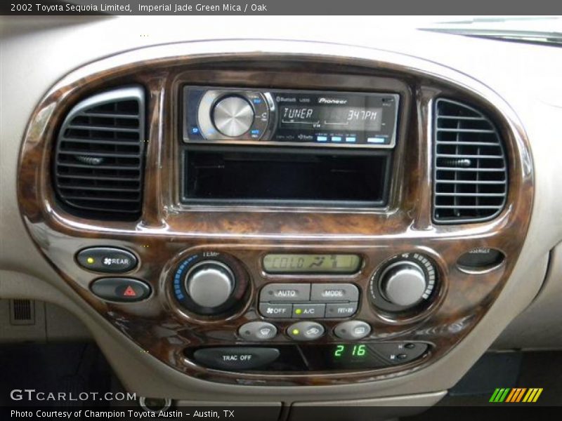 Imperial Jade Green Mica / Oak 2002 Toyota Sequoia Limited