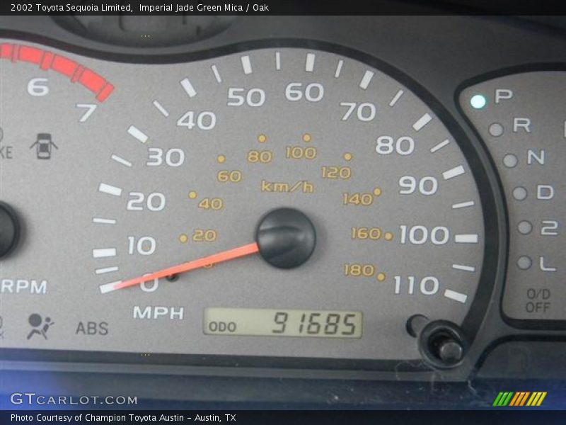 Imperial Jade Green Mica / Oak 2002 Toyota Sequoia Limited