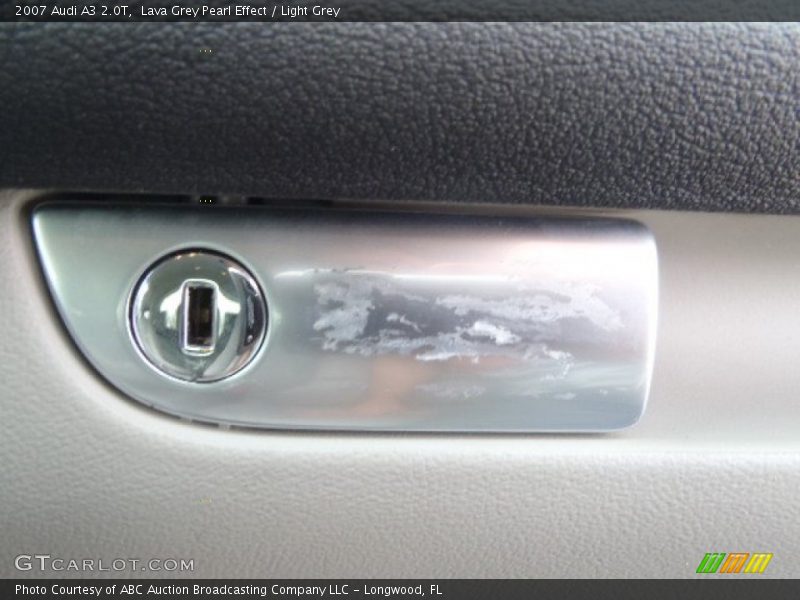 Lava Grey Pearl Effect / Light Grey 2007 Audi A3 2.0T