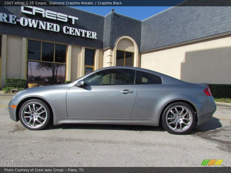 Diamond Graphite Metallic / Graphite Black 2007 Infiniti G 35 Coupe