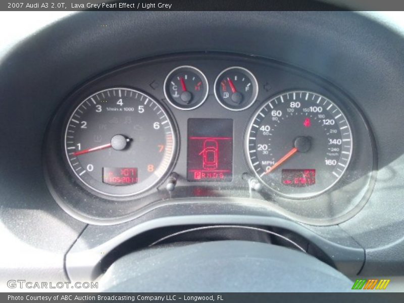 Lava Grey Pearl Effect / Light Grey 2007 Audi A3 2.0T