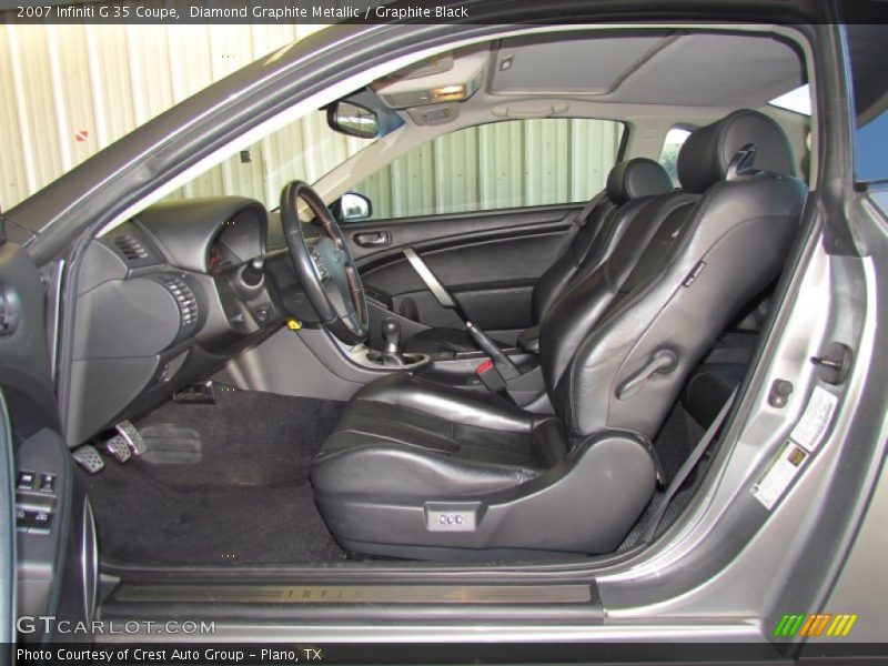 Diamond Graphite Metallic / Graphite Black 2007 Infiniti G 35 Coupe