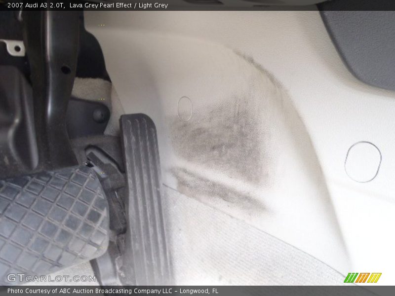 Lava Grey Pearl Effect / Light Grey 2007 Audi A3 2.0T