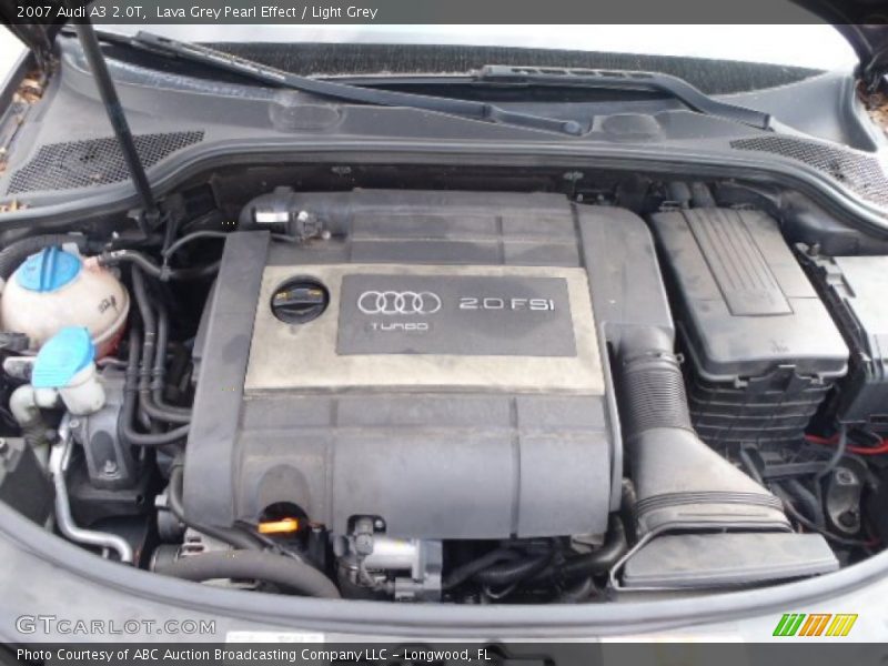 Lava Grey Pearl Effect / Light Grey 2007 Audi A3 2.0T