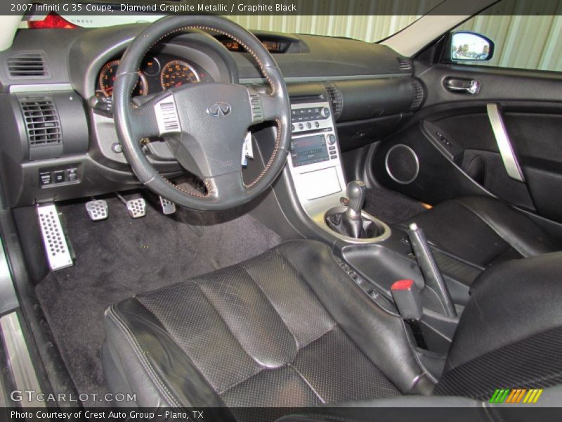 Diamond Graphite Metallic / Graphite Black 2007 Infiniti G 35 Coupe