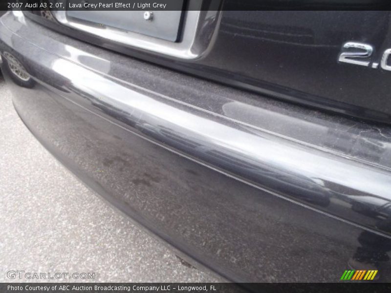 Lava Grey Pearl Effect / Light Grey 2007 Audi A3 2.0T