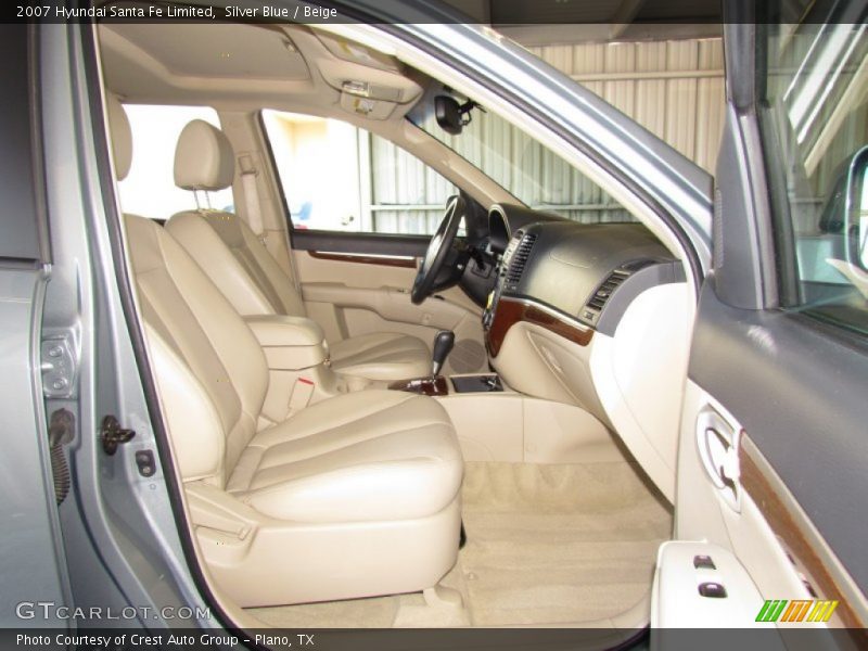 Silver Blue / Beige 2007 Hyundai Santa Fe Limited