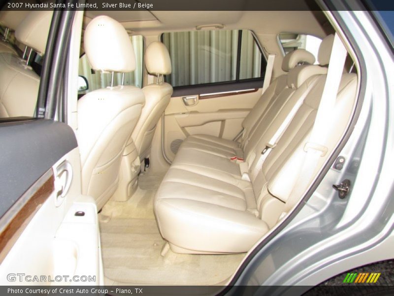 Silver Blue / Beige 2007 Hyundai Santa Fe Limited