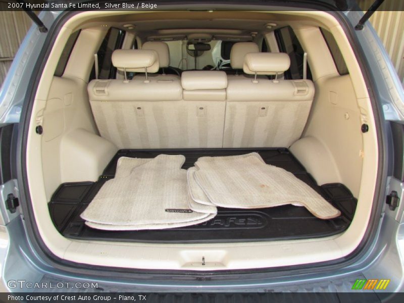 Silver Blue / Beige 2007 Hyundai Santa Fe Limited