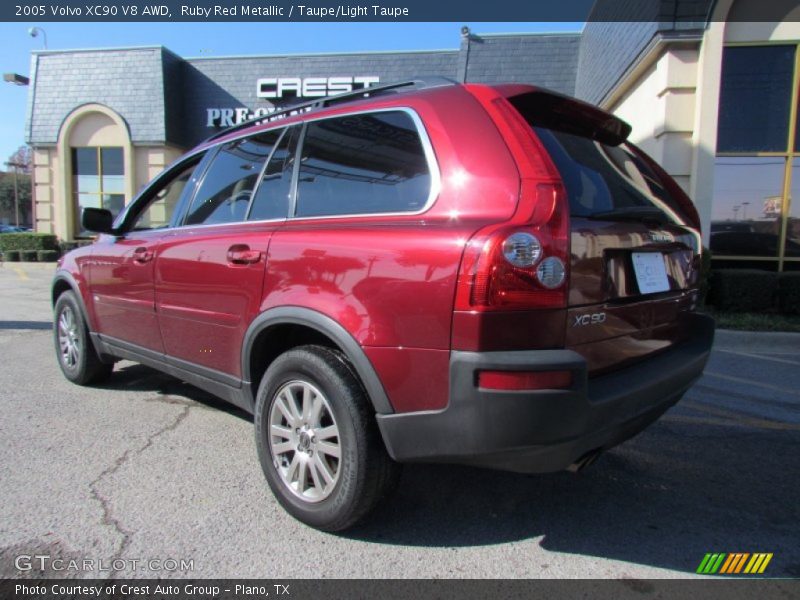 Ruby Red Metallic / Taupe/Light Taupe 2005 Volvo XC90 V8 AWD
