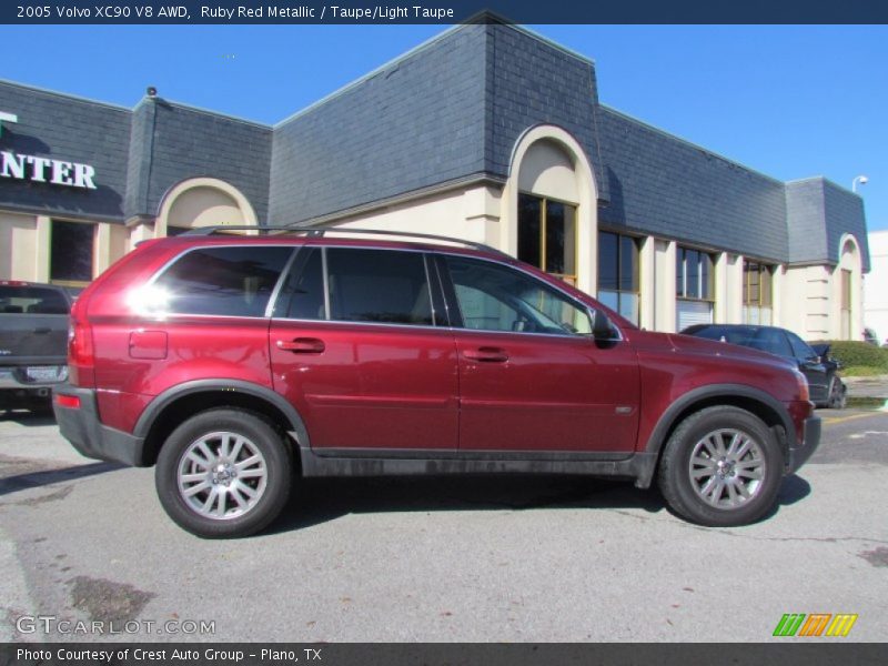 Ruby Red Metallic / Taupe/Light Taupe 2005 Volvo XC90 V8 AWD