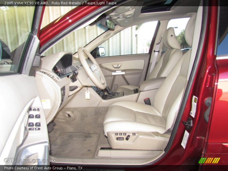 Ruby Red Metallic / Taupe/Light Taupe 2005 Volvo XC90 V8 AWD