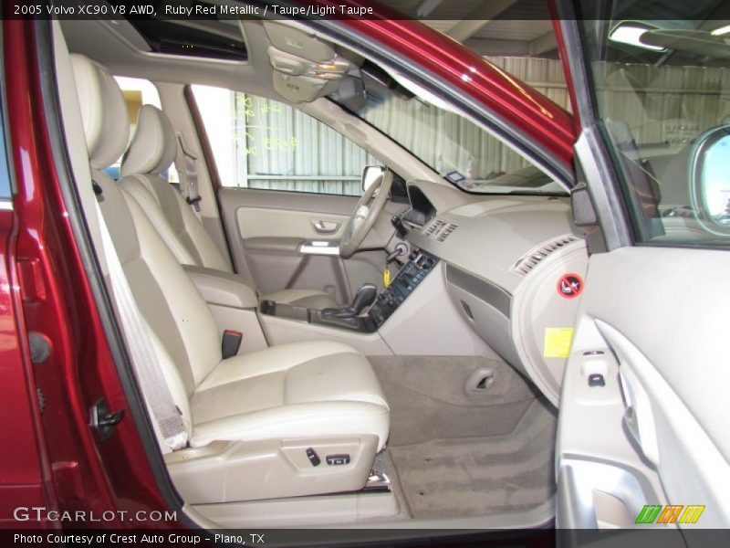 Ruby Red Metallic / Taupe/Light Taupe 2005 Volvo XC90 V8 AWD