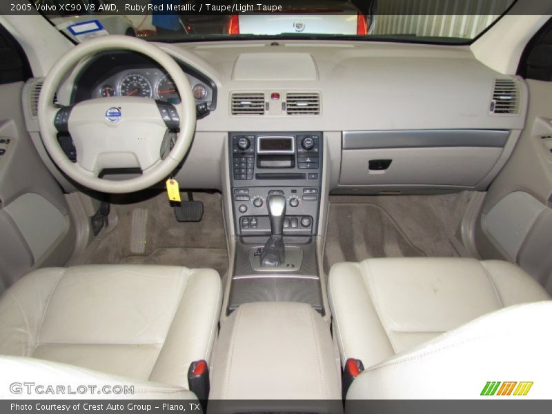 Ruby Red Metallic / Taupe/Light Taupe 2005 Volvo XC90 V8 AWD
