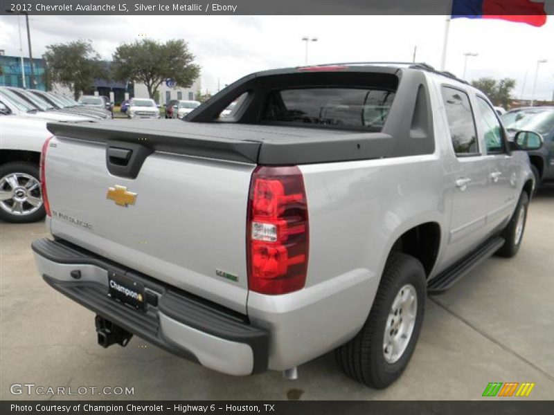 Silver Ice Metallic / Ebony 2012 Chevrolet Avalanche LS