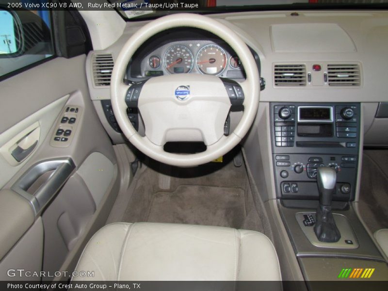 Ruby Red Metallic / Taupe/Light Taupe 2005 Volvo XC90 V8 AWD