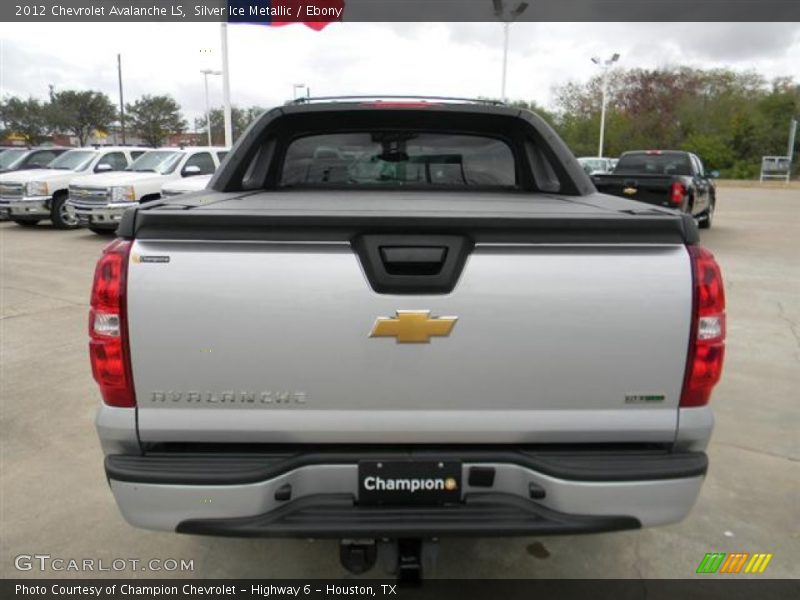 Silver Ice Metallic / Ebony 2012 Chevrolet Avalanche LS