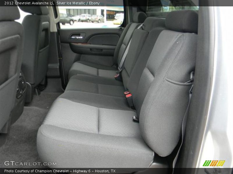 Silver Ice Metallic / Ebony 2012 Chevrolet Avalanche LS