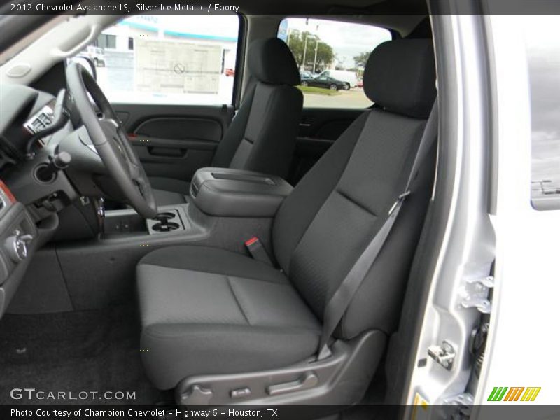 Silver Ice Metallic / Ebony 2012 Chevrolet Avalanche LS