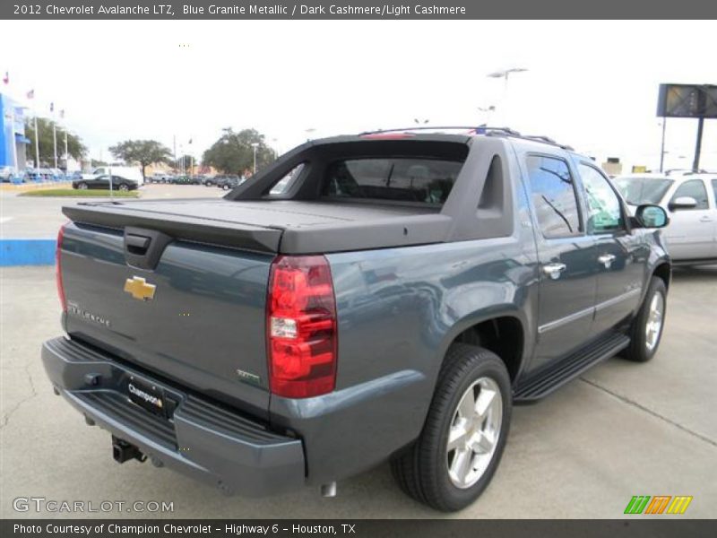 Blue Granite Metallic / Dark Cashmere/Light Cashmere 2012 Chevrolet Avalanche LTZ